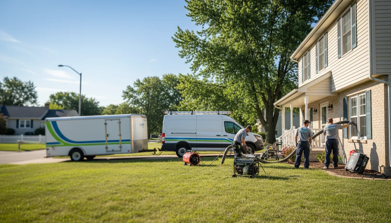 Flooded Basement Restoration And Cleanup With Repair in Haviland, KS near me